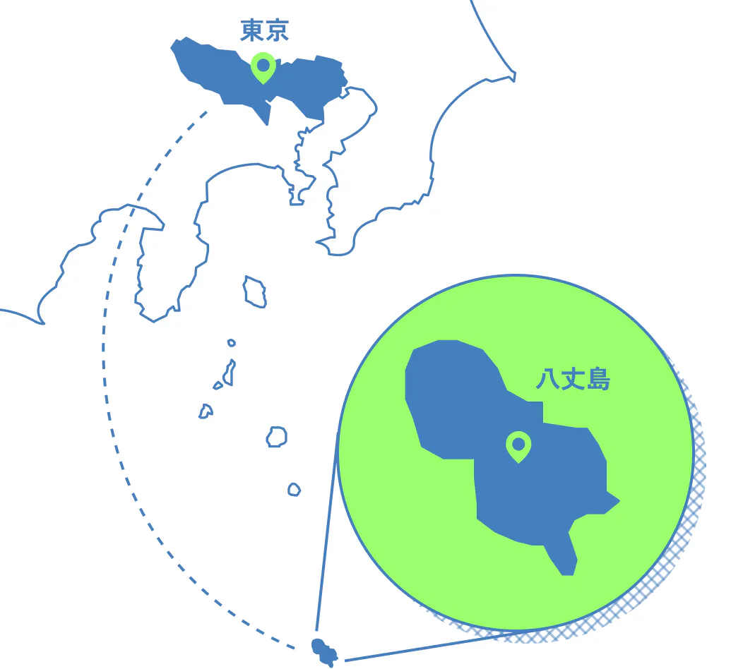 地図：八丈島